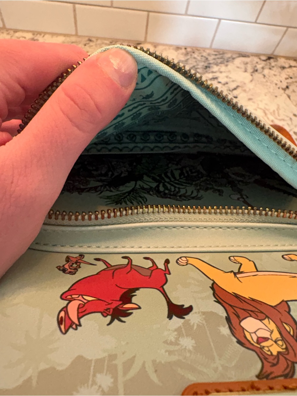 Loungefly x Disney The Lion King Mint Mini Backpack - Picture 5 of 8